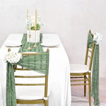 rubans chaise crêpés vert bleu marron adhésifs mariage décoration événement simples