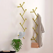 porte manteaux mural crochets or noir moderne minimalisteintérieur decoration chapeaux accessoires