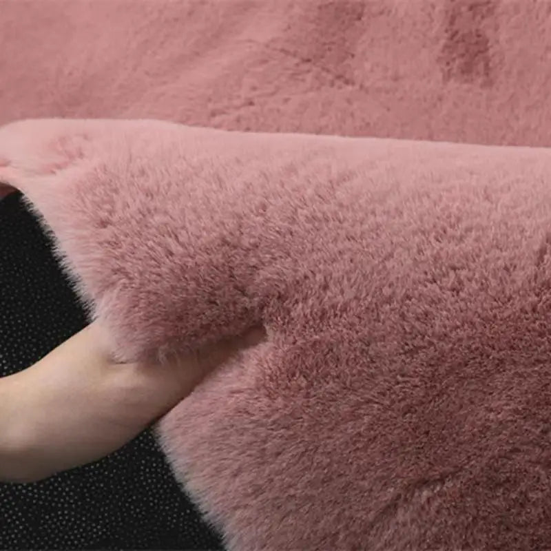 tapis doux polyester moderne gris beige rose violet blanc salon chambre prière extérieur adaptable