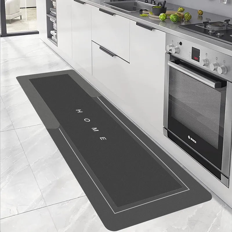tapis sol antidérapant imperméable résistant décoloration moderne gris foncé cuisine extérieur pique nique voyage