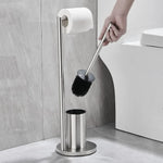 support papier toilette moderne brosse inoxydable noir or argent durable