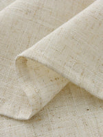 Tissu beige naturel de haute qualité pour décoration intérieure, idéal pour la confection de rideaux et housses d'ameublement, offrant un style élégant et épuré pour rehausser tout intérieur moderne.