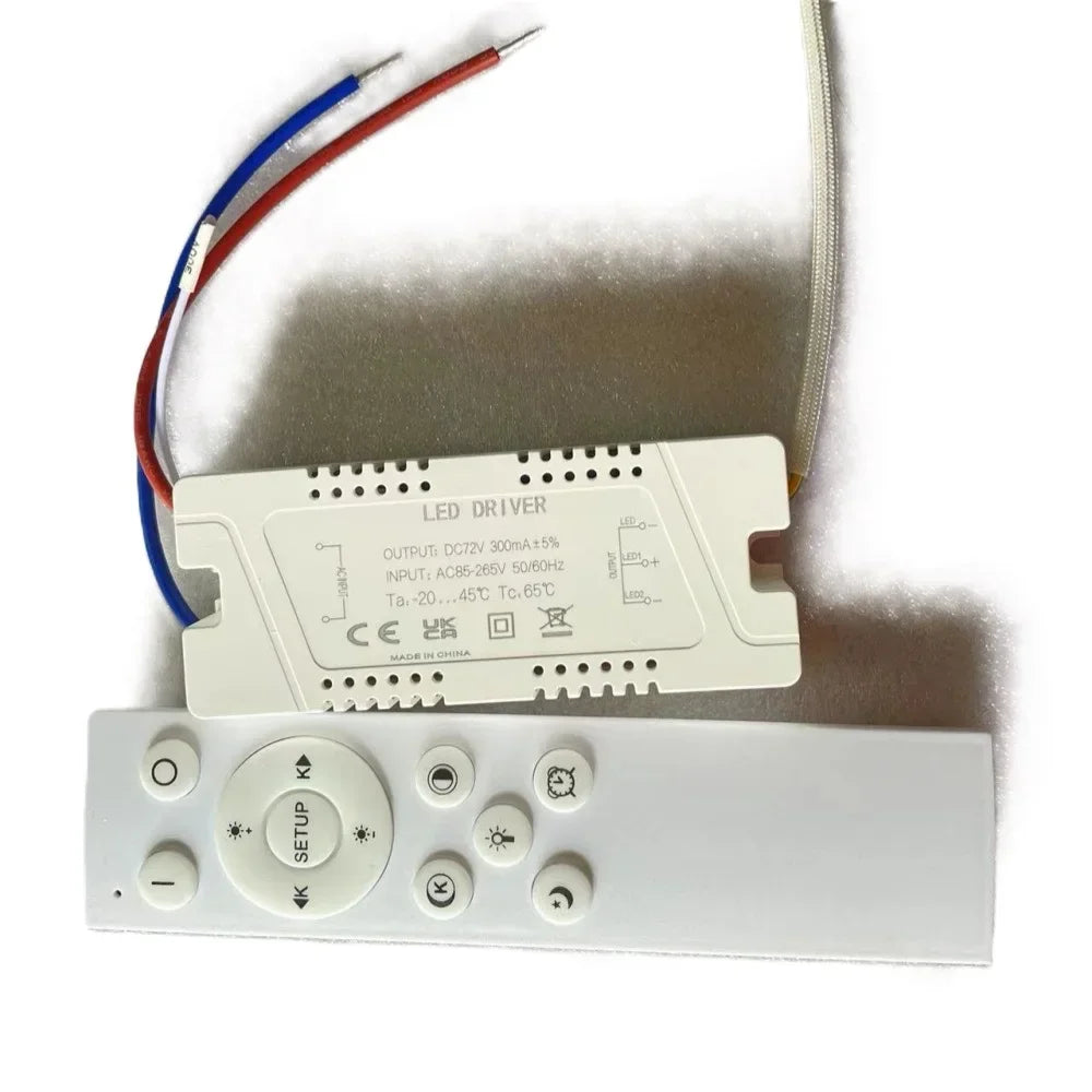 contrôleur led driver blanc moderne écran tactile câbles boutons perforé 05v ac85265v