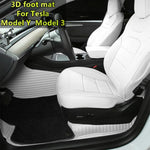 tapis sol voiture tesla model cuir artificiel fibre synthétique noir blanc moderne sac rangement