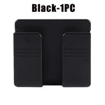 support téléphone portable blanc moderne adhésif rack stockage pratique suppléments