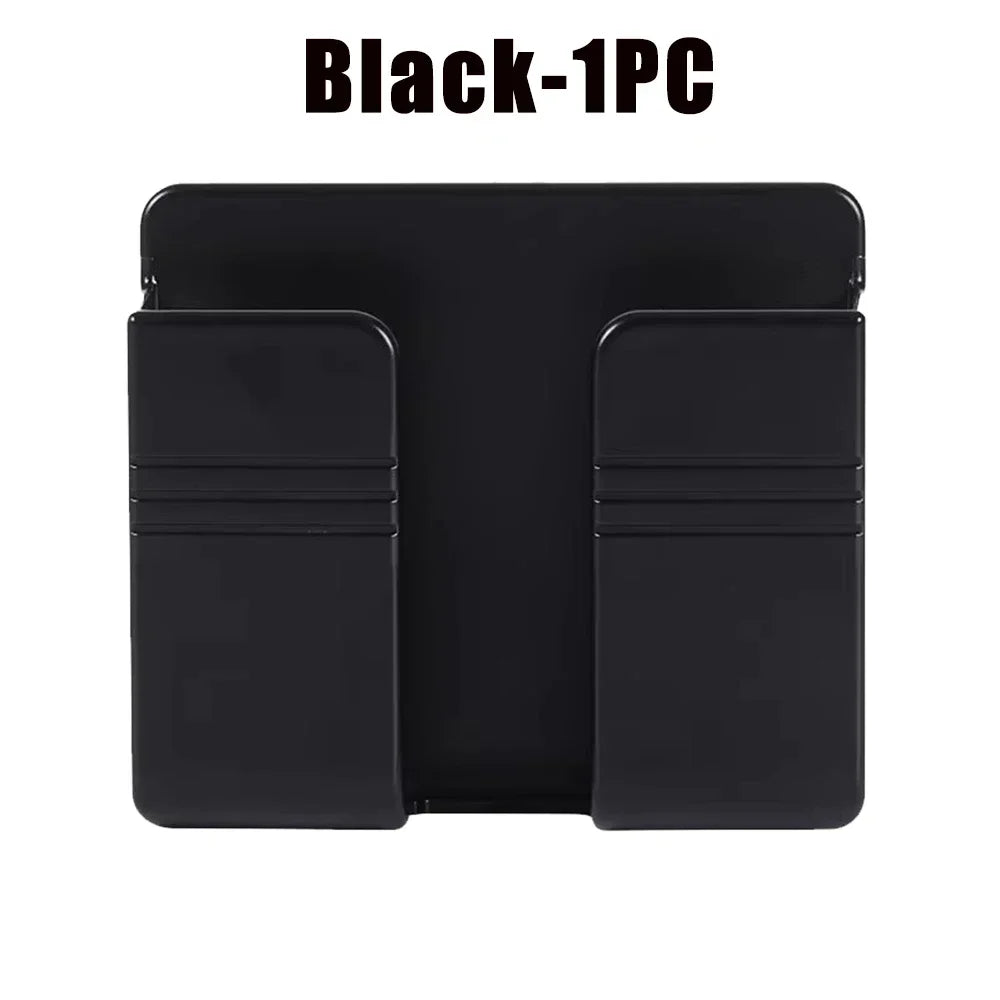 support téléphone portable blanc moderne adhésif rack stockage pratique suppléments