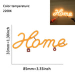 lampe led neon forme étoile clip fixation cable decoration feste