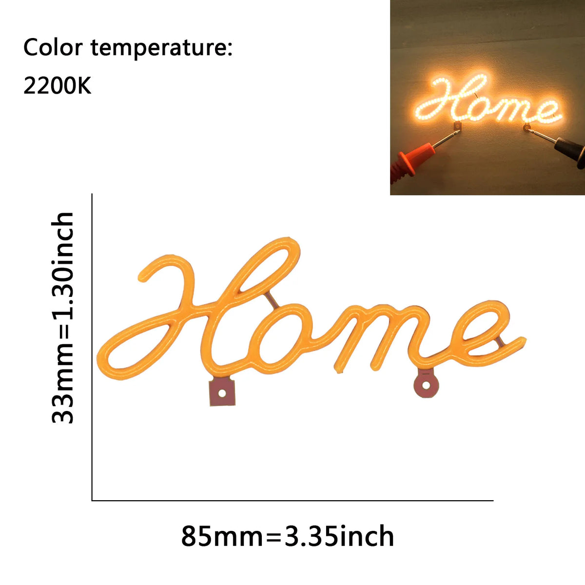 lampe led neon forme étoile clip fixation cable decoration feste