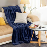couverture violet douce velours moderne 100 polyester cachemire hiver 130x150cm fixations