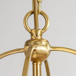 suspension lumineuse or tissu texturé classique chambre salon élégante opaque métal lisse