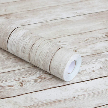 papier peint adhésif imitation bois rustique salon chambre 10m résistant humidité