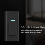 interrupteur mural smart noir gris indicateur lumineux certification vde ul rohs cqc