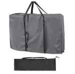 sac rangement polyester réutilisable tables pliantes noir gris utilitaire voyage
