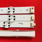 bandes led blanc points noirs connecteurs modernes rétro éclairage 850mm 3v led électronique