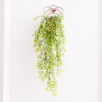 panier suspendu tressé plante artificielle soie vigne naturelle mariage anniversaireintérieur rustic déco
