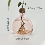 vase moderne transparent rose bleu vert jaune marbré petite grande