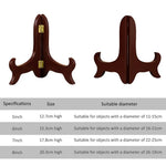 support d'affichage bois marron moderne pouces ølléts sans logo transparent