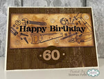 tampons transparents happy birthday fleurs animaux coeurs outils géométriques textes cartonnage anniversaire