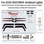 ampoule ambiance voiture led 256 couleurs controle application six modes moderne