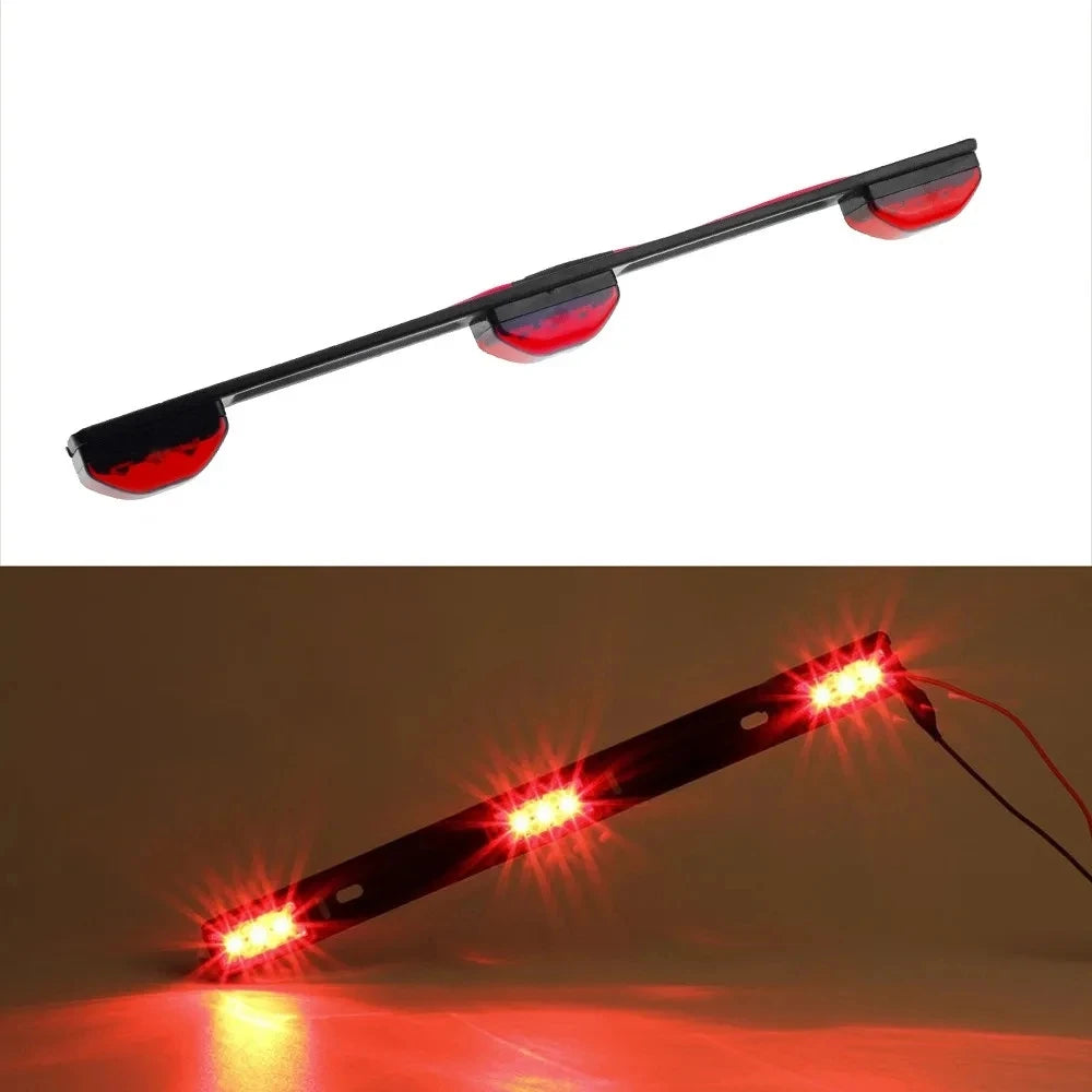 barre lumineuse led rouge moderne vis fixations incluses 36cm 2.7mm 1.4mm