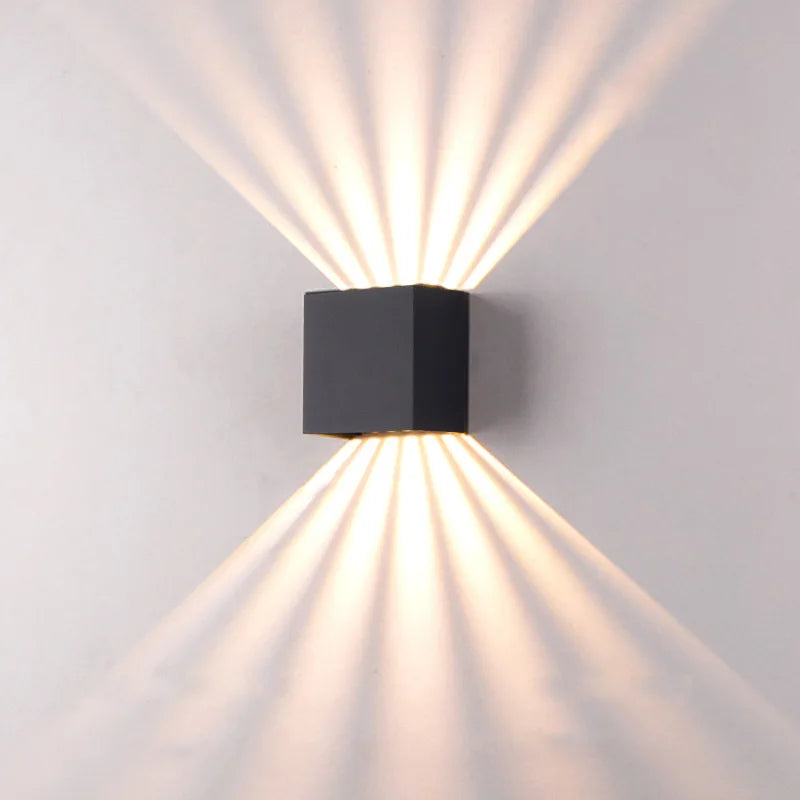 applique murale led noir contemporaine éclairage cuisine chambre salle manger entrée 249lm 90260v