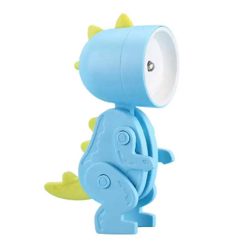 lampe table portable pliable jaune rouge bleu vert motif dinosaurien moderne emergency night light