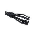 grille fixation industrielle robuste clips pièces noires opaques pommes terre 15cm longueur