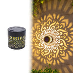 lampe solaire murale mandala décorative motif floral orientaliste imperméable extérieur jardin véranda couloir