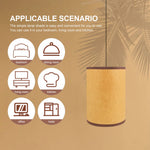 abat jour moderne beige marron texture grunge opacité tringle E27 E14
