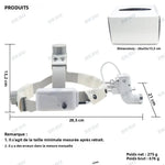 lampe frontale médicale led 5w réglable bandeau professionnel optique dentaire
