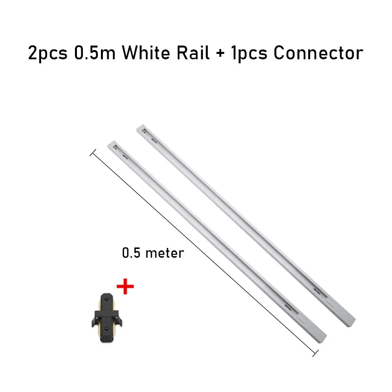 Spot lumineux conique moderne multi couleurs bleu gris jaune vert rose led éclairage rail