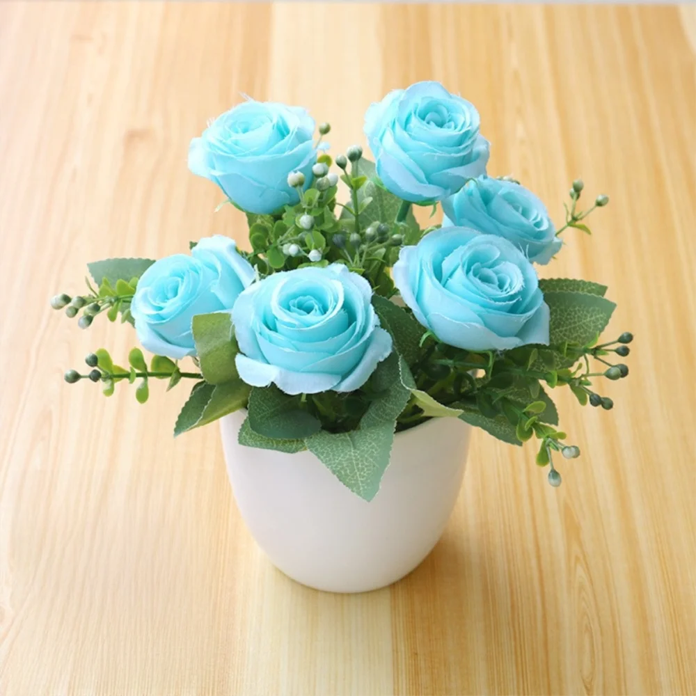 bouquet fleurs artificielles rose blanche violette jaune rouge intérieur décoration moderne minimaliste