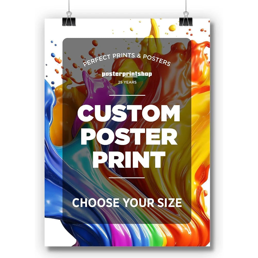 affiche personnalisée moderne abstraite toile multicolore sans cadre rectangle verticalDecoration intérieure personnalisable