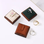 présentoir bagues velours blanc vert gris marron clips classique rangement portable commercial
