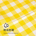 nappe pique nique jaune carreaux géométriques moderne opaque tissu tpu nylon extérieure utilisation quotidienne