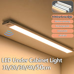 veilleuse led sans fil rechargeable détecteur mouvement sous meuble blanc moderne 10cm 20cm 30cm
