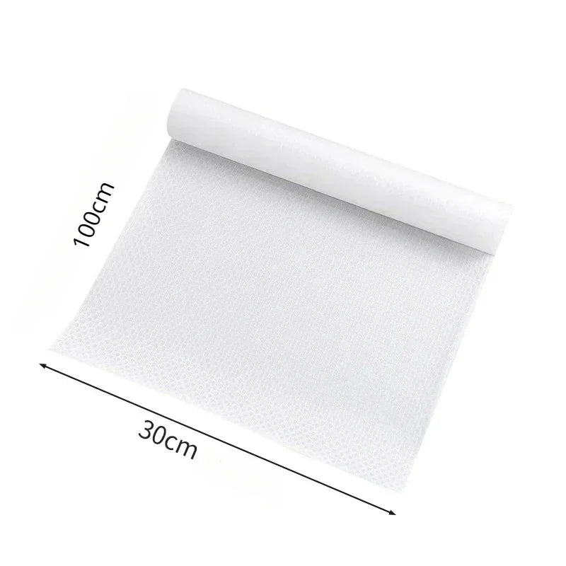 tapis protection transparent gris clair points noirs adhésif moderne réfrigérateur armoire tiroir imperméable