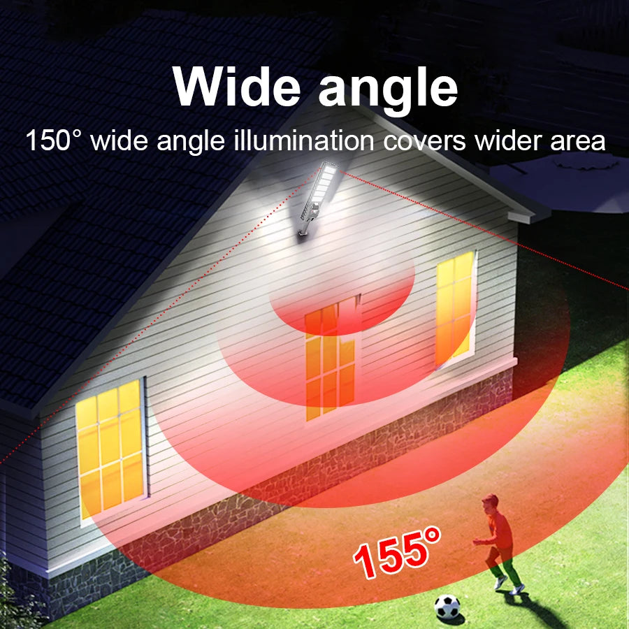 lumière solaire extérieure ip65 moderne capteur mouvement support mural gris argenté led rechargeable orage