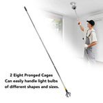 pince ampoule extensible moderne pratique argentée noire jaune lisse brillante
