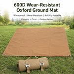 tapis sol marron clair uni pratique robuste sac rangement guide utilisation sac dos portable