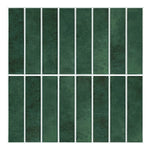 carrelage mural 3d vert foncé moderne adhésif isolation thermique chambre cuisine salon étanche