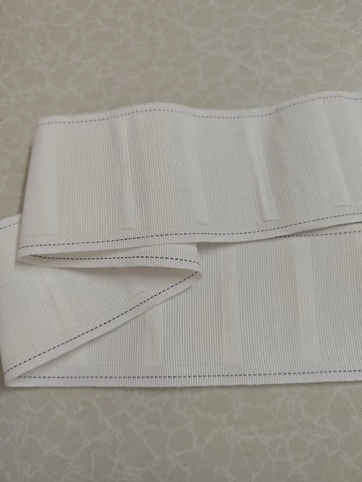 ruban coton blanc rayures fin classique rideau maison 5mètres longueur bricolage