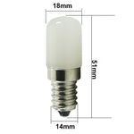 ampoule led e14 2w 110v 220v blanc translucide coque laiteuse 360° moderne 50000h