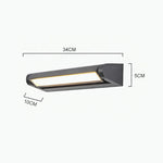 éclairage moderne applique murale led rotative étanche noir blancextérieur patio jardin fixations lisses minimaliste
