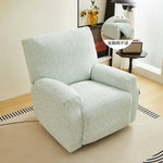 housse fauteuil inclinable extensible chenille beige clair protection canapé moderne lavable