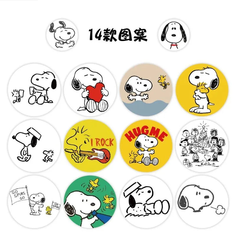 sticker decoration snoopy woodstock cartoon cute phone desktop planner adhesive