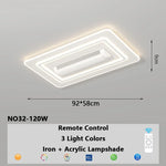 ventilateur luminaire moderne blanc grille ventilation télécommande led minimaliste