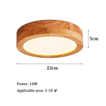 plafonniers led bois clair lumière blanche moderne minimaliste chambre éclairage quotidien
