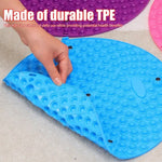tapis massage points concaves violet vert rose bleu moderne opacité yoga circulation sanguine