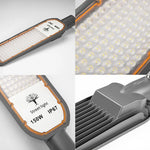 lampe rue led moderne gris métallique ip67 200w 100w 150w 50w